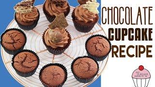 CHOCOLATE CUPCAKE RECIPE! The BEST Chocolate Cupcake Recipe EVER | Elise Strachan