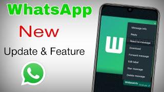 WhatsApp New Update & Feature ||  React to Message Emojis