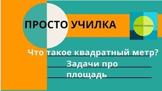 Что такое один квадратный метр? Сколько собак в него поместится? Решаем задачи про площадь