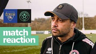 Ash Thompson | Durham Women's FC 1-1 Sheffield United Women | Post Match Reaction