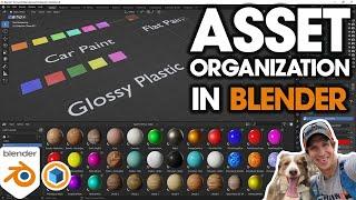 How to Organize Your Asset Files for the Blender Asset Browser!