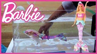 BARBIE Dream Sparkle Lights Mermaid Doll