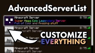 Make your Minecraft Server Stand Out With AdvancedServerList