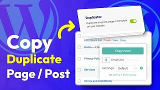 How to Duplicate Page or Post in WordPress (the easiest way)