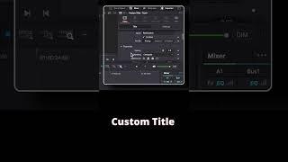 Box Title in DaVinci Resolve