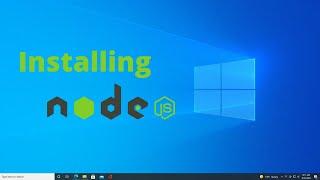 Installing Node js in windows 10 [2021] | First program Hello World with or without the editor.