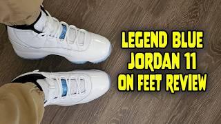 Air Jordan 11 Retro Legend Blue On Feet Review (CT8012 104)