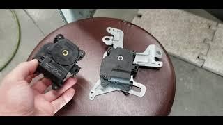 2004 Lexus RX330. Замена привода заслонки воздуховода. HVAC air blend door actuator replacement.