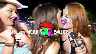 Girls Kissing for LGBTQ Pride Month @NerdBallerTv.