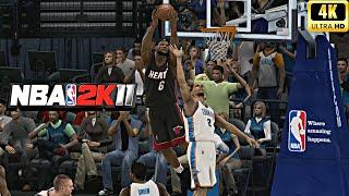 NBA 2K11 PS3 (4K60) | LeBron James vs Thunder