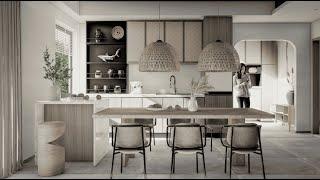 SketchUp Kitchen Modeling Tutorial || Stunning Lumion Renders Made Easy || RK STUDIO ||