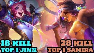 Wild Rift Jinx - Top 1 Jinx and samira Gameplay Rank Challenger