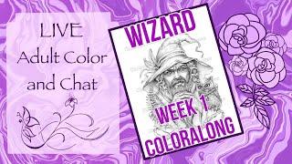 LIVE COLOR ALONG | CHRISTINE KARRON WIZARD POLYCHROMOS COLOR ALONG WEEK 1