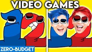 YOUTUBE AND VIDEO GAMES WITH ZERO BUDGET?! (NUMBER LORE, ALPHABET LORE, & MORE!)