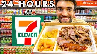 LIVING on 7-ELEVEN FOODS in TAIWAN for 24 HOURS!