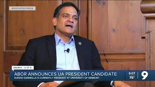 UA taps University of Vermont President as candidate to replace Robbins