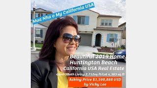 (P2) Touring NEWLY HOME BUILT HUNTINGTON BEACH CALIFORNIA USA