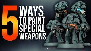 5 ways to paint Heresy | 40K Special Weapons and effects | Duncan Rhodes