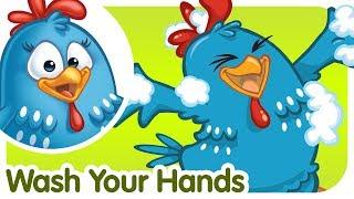 Wash Your Hands - Lottie Dottie Chicken - Kids songs and nursery rhymes in English