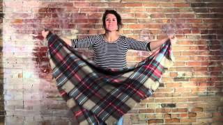 8 Ways to Tie a Huge Blanket Scarf!