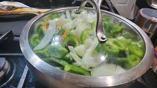 MAKING SUNDAY DINNER OXTAIL WITH BROAD BEANS BAKE POTATOES