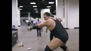 Big Show interferes in Rhyno vs. Bradshaw Hardcore championship (WWF SmackDown!) HD | 2001