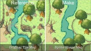 Create top-down 2D Map with Sprite Shape in Unity