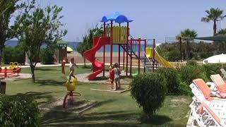 Отель - Justiniano Club Park Conti 5*. Территория отеля.Обзор территории. Алания. Окурджалар.Турция.