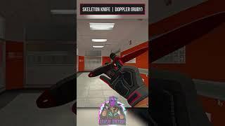 Skeleton Knife | Doppler (Ruby) - Concept - CS:GO Shorts