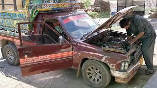Toyota 3L diesel pump remove, Toyota hilux diesel engine