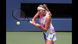 Kateryna Kozlova vs Petra Kvitova | US Open 2020 Round 2