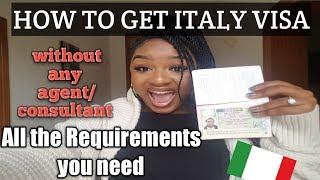 How to get Italy tourist Visa|All the requirements you need|Schengen visa