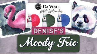 Denise's Moody | Da Vinci Watercolor Trio