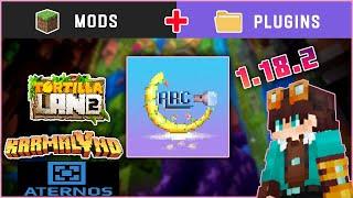 ATERNOS [Como hacer un server con plugins y mods 1.18.2 en Aternos] Server tipo #Totillaland Gratis