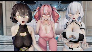 【MMD】STEP 【Sirius, Baltimore, Bremerton】Azur Lane / アズールレーン