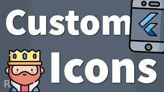 Flutter Custom Icons – Automatic & Manual Way (Icon Font or SVG)