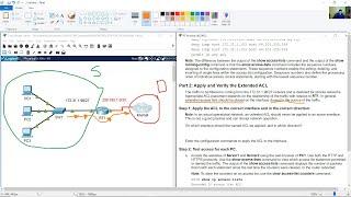 26.2.2 Packet Tracer - Configure Extended IPv4 ACLs - Scenario 2