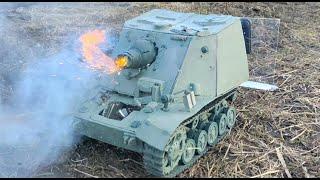 Sturmpanzer IV Brummbar распиленный на пополам и экипаж с кетчупом