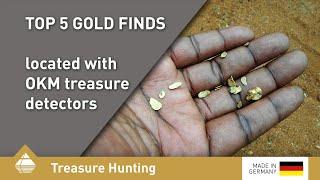 TOP 5 GOLD TREASURES  found with OKM Detectors [OKM customers' best gold discoveries and finds]