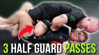 The Only 3 Half Guard Passes You'll Ever Need