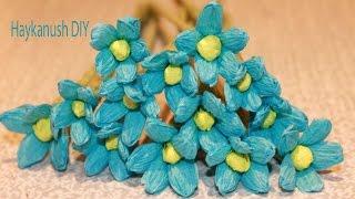 How to Make Crepe Paper Flowers/ Цветы из Бумаги/ DIY Paper Flowers