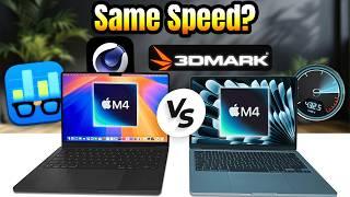 MacBook Air M4 Vs Pro M4 - Battery Life Test, Benchmark, Thermals & MORE!!