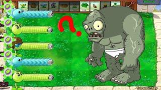 Plants vs Zombies - Gatling Pea, Snow Pea vs Repeater FIRE vs Dr. zomboss