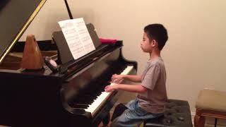 Gavin Zhou liked to play piano as a baby