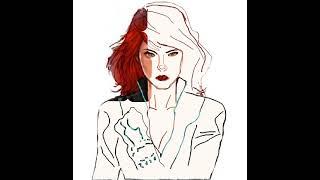 How to draw Black Widow Natasha Romanova  #1