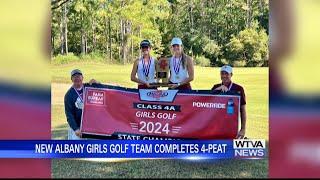 New Albany girls' golf team completes 4-peat