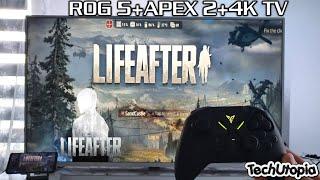 How to play Life After with gamepad on 4K TV? ROG 5 Gaming test/Flydigi Apex 2 Android