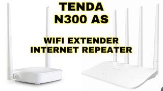 How to Setup Tenda N300 as Extender WiFi Repeater