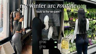 winter arc vlog | my *productive* routine to LOCK IN, be disciplined, and level up by 2025 