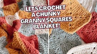 the PERFECT crochet chunky blanket for fall! TUTORIAL | CJ Design